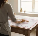 Tapis de Pâtisserie Ovensio™ | Avec Repères & Conversions, Anti-adhérent + Cadeau 🎁