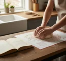 Tapis de Pâtisserie Ovensio™ | Avec Repères & Conversions, Anti-adhérent + Cadeau 🎁